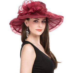 Women's Organza Church British Fascinator Hat